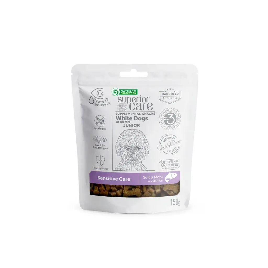 [47657] NPSC - Junior - Sensible - Friandises avec saumon - 150g