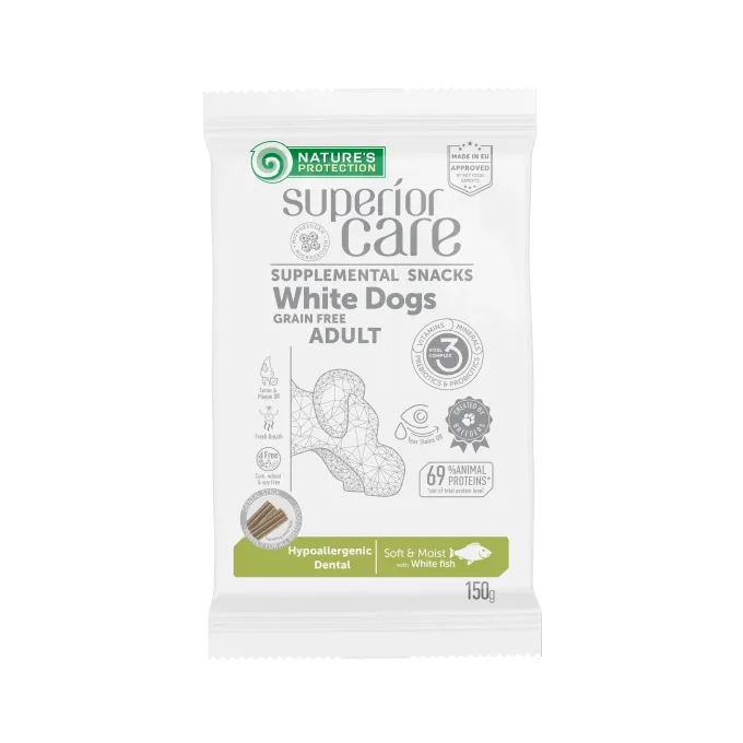 [47202] NPSC - Allergie/Dents - Bâtonnets avec poisson blanc- 150g